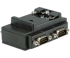 USB adapteris Roline USB-A - RS-232 x4, juodas (12.02.1003)