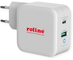 Įkroviklis Roline USB su Euro kištuku 1x Type-A 1x Type-C (19.11.1041)