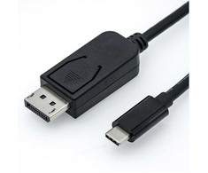Kabelis USB Roline adaptera USB typu C - DisplayPort v1.2 M/M 2 m (11.04.5846)