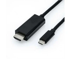 ROLINE USB Typ C - HDMI Adapterkabel, ST/ST, 1 m