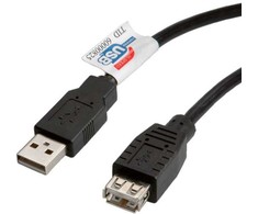 Kabelis USB Roline USB-A - 3 m Juodas (11.02.8960)