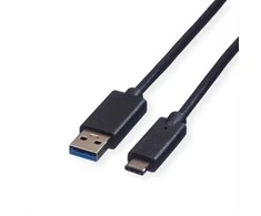 Roline USB laidas USB-A – 1 m juodas (11.02.9011)