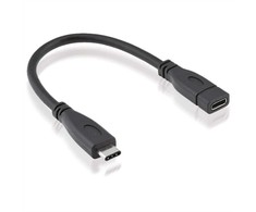 Adapteris USB Roline USB-C - USB-C Juodas (11.02.9015)
