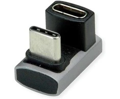 ROLINE USB4 Gen 3x2 Adapteris Typ C ST/BU, Aliuminio, 360, breit, silberfarben