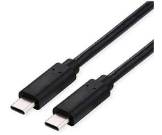 USB kabelis Roline USB-C - USB-C 2 m juodas (11.02.9083)