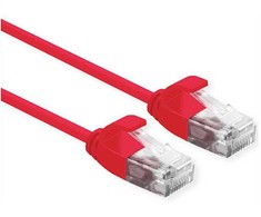 Roline ROLINE UTP PatchCord Cat6a. LSOH plonas. Raudona. 5,0 m