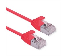 Roline ROLINE Žalias F/UTP DataCenter Patchkabel Cat.6A (EA klasė), LSOH, extra dun, rood, 3 m