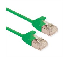 Roline ROLINE Žalias F/UTP DataCenter Patch Cord Cat.6A (EA klasė), LSOH, labai plonas, žalias, 5 m