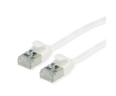 Roline ROLINE Žalias F/UTP Patchkabel Cat.6A (EA klasė), LSOH, extra dun, wit, 3 m