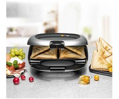 Sumuštinių keptuvas Rommelsbacher sumuštinių keptuvė ST 1000, 1000 W, 2 XL 12 × 12 cm sumuštiniams