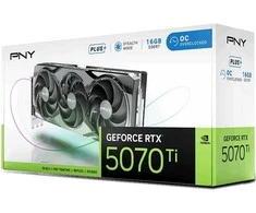 Pny Technologies PNY 5070 Ti 16GB OC trijų ventiliatorių vaizdo plokštė