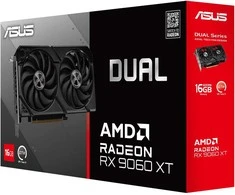 Vaizdo plokštė ASUS Dual -RX9060XT-16G AMD Radeon RX 9060 XT 16 GB GDDR6