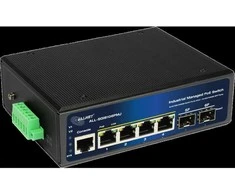Šakotuvas 4+2P ALLNET ALL-SGI8106PMJ-BT POE M industrial