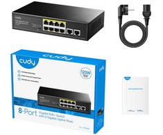 Šakotuvas 8 prievadų komutatorius CUDY GS1010P