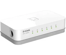 Šakotuvas D-Link DES-1005C nevaldomas komutatorius su 5x greituoju Ethernet, darbalaukio funkcija, „Plug-and-Play“ funkcija