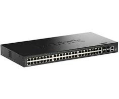 Šakotuvas D-Link 48-Port Gigabit Stackable Smart Managed Switch | D-Link