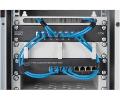 Šakotuvas Digitus Przełącznik Gigabit Ethernet 10", 8-portowy, niezarządzalny