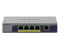 Šakotuvas Netgear 5-PORT 1GB UNMANAGED POE SWITCH - (GS105P)