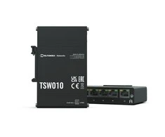 Šakotuvas Teltonika Ethernet jungiklis | TSW010 | Nevaldomas | Tvirtinama prie sienos | 10/100 Mbps (RJ-45) jungtys kiekis 5