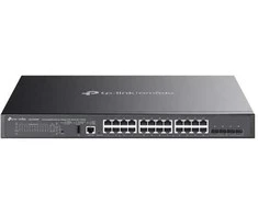 Šakotuvas TP-Link 24-PORT 1G L3 POE++ SWITCH - LITE MANAGED WITH 4 10G SLOTS