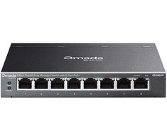 Šakotuvas TP-Link 8-PORT 1G EASY MANAGED SWITCH - 8X POE+ 64 W POE POWER FANLESS