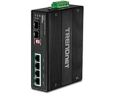 Šakotuvas TRENDnet TI-PG62B 6port Switch PoE+ 2SFP Industrial Gigabit