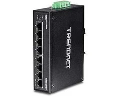 Šakotuvas TRENDnet TI-PG80 8-Port Gehrteter Industrieller Gigabit PoE+ DIN-Rail Switch