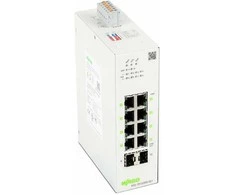 Šakotuvas WAGO 852-1813/000-001 Lean-Managed-Switch 8 Port 1000Base-T 2-Slot 1000Base-SX/L