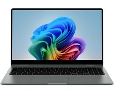 Nešiojamas kompiuteris SAMSUNG Galaxy Book5 360 15,6 sp. Intel Core Ultra 7 256V 16GB 512GB W11 Moonstone Pilkas
