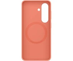 Samsung Galaxy S26 silikoninis magnetinis dėklas, koralų spalvos, raudonas
