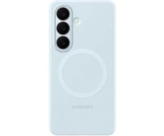 Samsung Galaxy S26 silikoninis magnetinis dėklas su šviesa Mėlyna