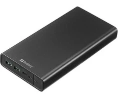 Sandberg 420-63 Powerbank 38400mAh 100W 2xUSB-A/USB-C Juodas
