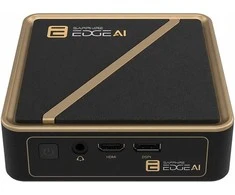 Komputer Sapphire EDGE AI 350 BAREBONE AMD Ryzen AI 7 350 WITH WIFI BT MODULE VESA MOUNT POWER ADAPTER AND POWER CORD W/O SSD AND MEMORY