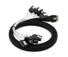 Broadcom BC Kabelis CBL-SFF8654 -> SFF8482 8x SATA 1m, skirtas valdiklių serijai 95xx (RSL74-A657)