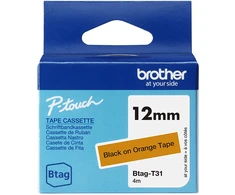 Brother BTAG-T31 | Juodas on Oranžinis | Btag