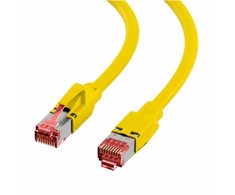 SECOMP Datwyler DÄTWYLER S/FTP Kryžminio kabelio kat. 6 (E klasė), CU 7702 flex LS0H, Hirose TM21, geltona, 2 m