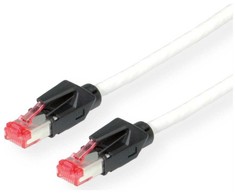 SECOMP Datwyler DÄTWYLER S/FTP Kryžminio kabelio kat. 6 (E klasė), CU 7702 flex LS0H, Hirose TM21, pilka, 7 m