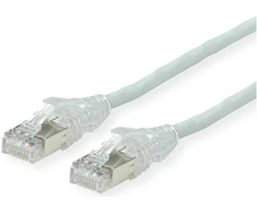 SECOMP DTWYLER DTWYLER patch kabelis Cat.6A (EA klasė) S/FTP, CU 7702 lankstus LSOH, AMP v2, pilkas, 3 m