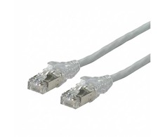 SECOMP DTWYLER Kabelis krosowy kat. 6A (klasa EA) S/FTP, CU 7702 flex LSOH, AMP v2, krzyżowy, pilka, 2 m