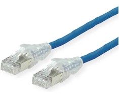 SECOMP Triton DTWYLER kabelis Kat.6A (EA klasė) S/FTP, CU 7702 flex LSOH, AMP v2, mėlyna, 2 m