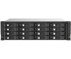 Serveris QNAP TL-R1620SEP-RP 16-bay 3U rackmount SAS 12Gbps JBOD expansion enclosure with SAS expander 12Gbps &amp; SAS/SATA 6Gbps drives
