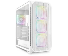 Sharkoon AK5M RGB, Tower tipo korpusas - baltas, grūdintas stiklas