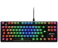 Sharkoon Crystal Shark, Gaming-klaviatūra - juodas, DE-išdėstymas, KTT