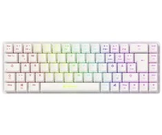 Sharkoon PureWriter W65, klaviatūra - baltas, DE-išdėstymas, Kailh Choc V2 Low Profile Raudona