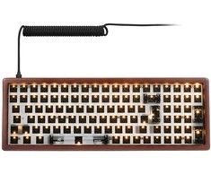 Sharkoon SKILLER SGK50 S2 Wood Barebone, Gaming-klaviatūra - holz