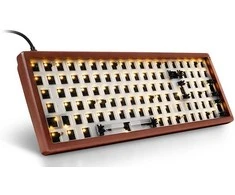 Sharkoon SKILLER SGK50 S2 Wood Barebone, Gaming-klaviatūra - holz