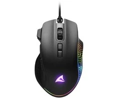 Sharkoon Pelė Shark Force 3 Optisch 8 Tasten 12.800DPI schw