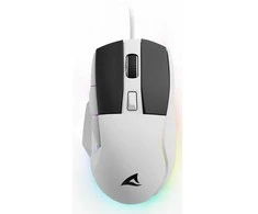 Sharkoon Pelė Shark SGM35 Optisch 6 mygtukai 6.400 DPI wei