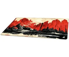 Pelė Sharkoon SKILLER SGP40 D11, Gaming-mousepad - red/mehrfarbig