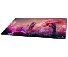 Pelė Sharkoon SKILLER SGP40 D4, Gaming-mousepad - neon-pink/mehrfarbig